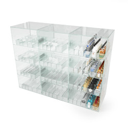 Acrylic Display Cabinet With Lock - Rectangular Locking Clear Acrylic  Display Case