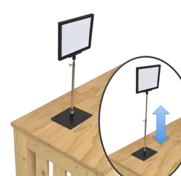 T-SHAPE Table Top Sign Holder, For Advertising at Rs 210 in