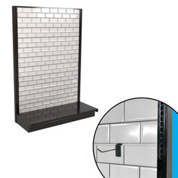 Store Fixtures Gondola Made With Subway Tile Dgs Retail
