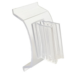 Plastic Aisle Fin Holder Super Gripper Clips - Pack of 60