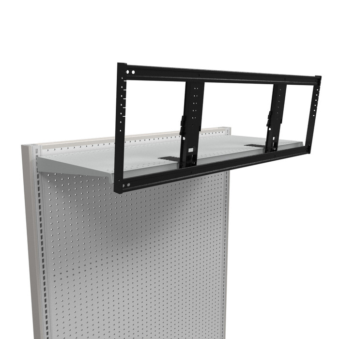 Store Shelving Header Sign Holder For Gondola | DGS Retail