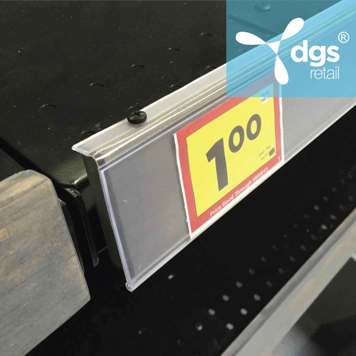 Shelf Price Tag Holder with Permanent Adhesive | Retail Resource