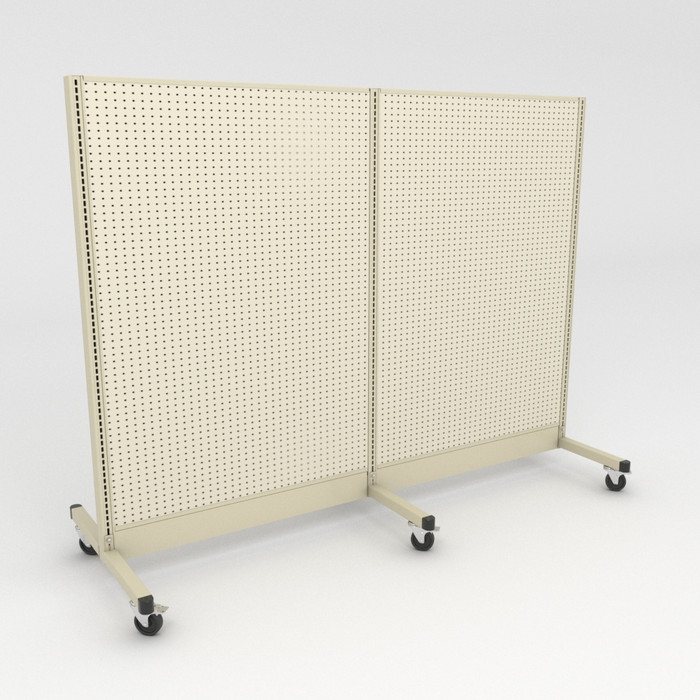 Rolling Lozier Gondolas Shelving with Casters DGS Retail