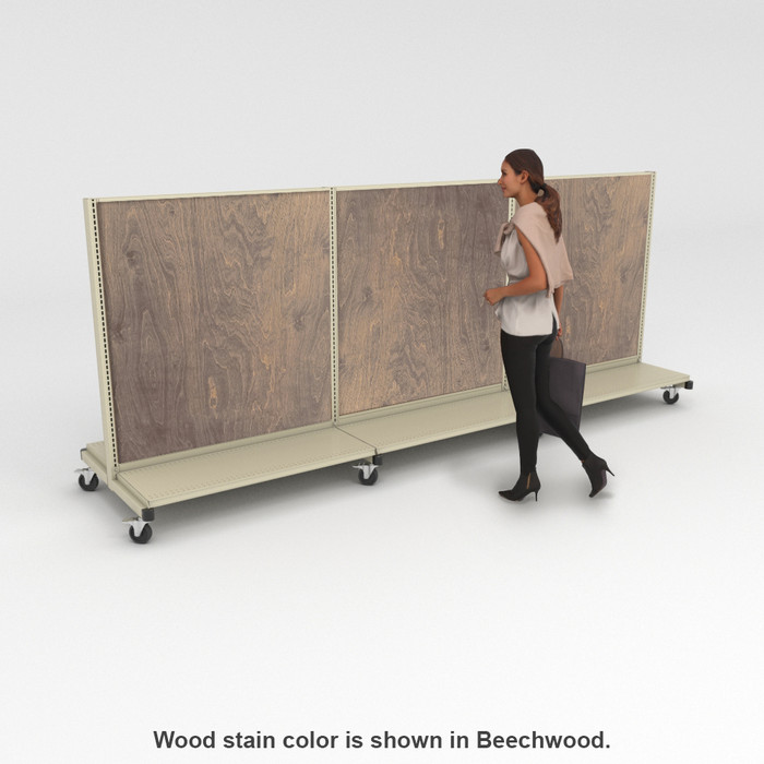 Wood Mobile Gondolas Island Displays DGS Retail