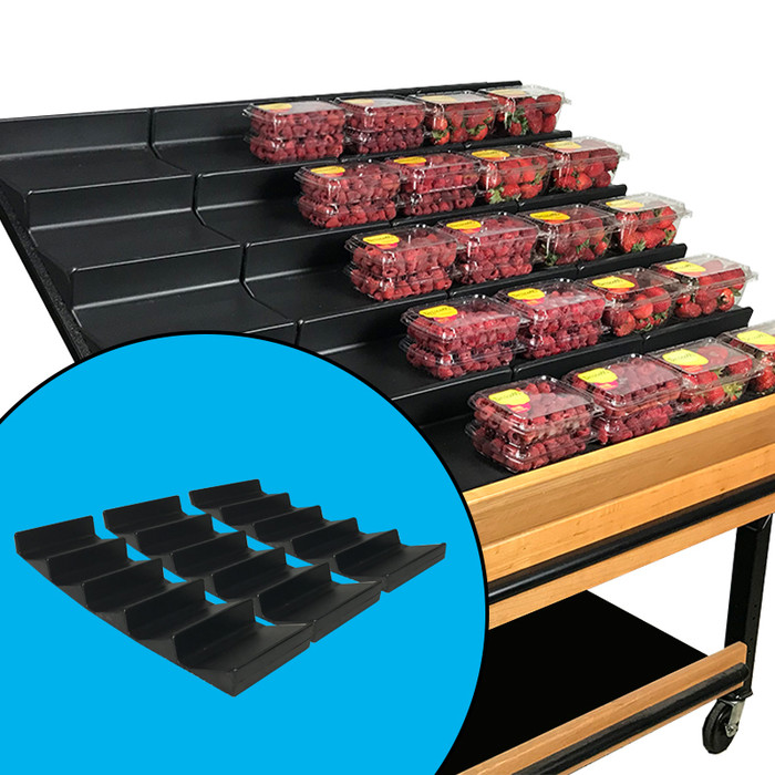 Tiered Produce Display Risers For Grocery Stores DGS Retail
