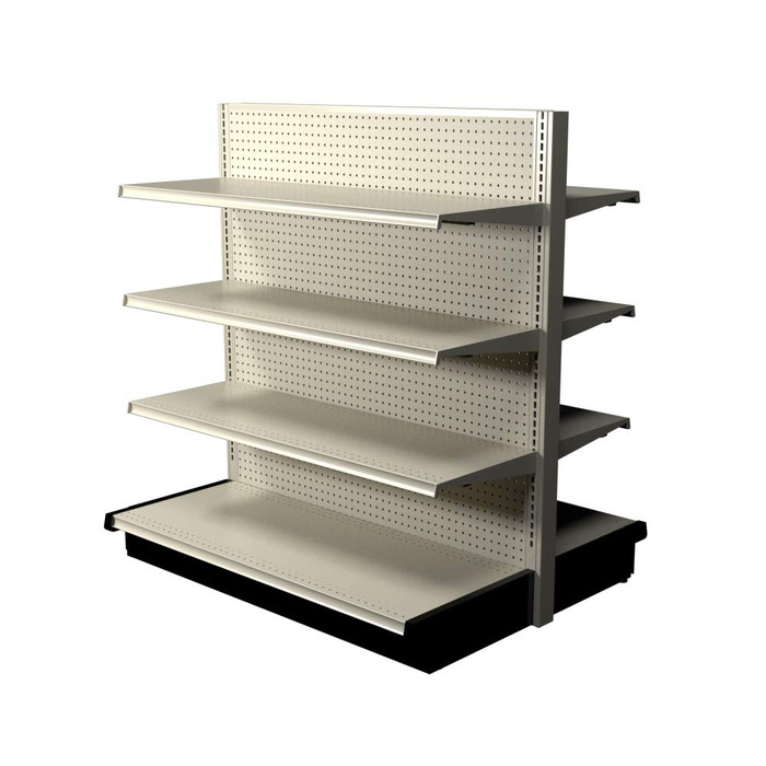 Display Up To 2100 Lbs, Lozier Island Gondola With 8 Shelves DGS Retail