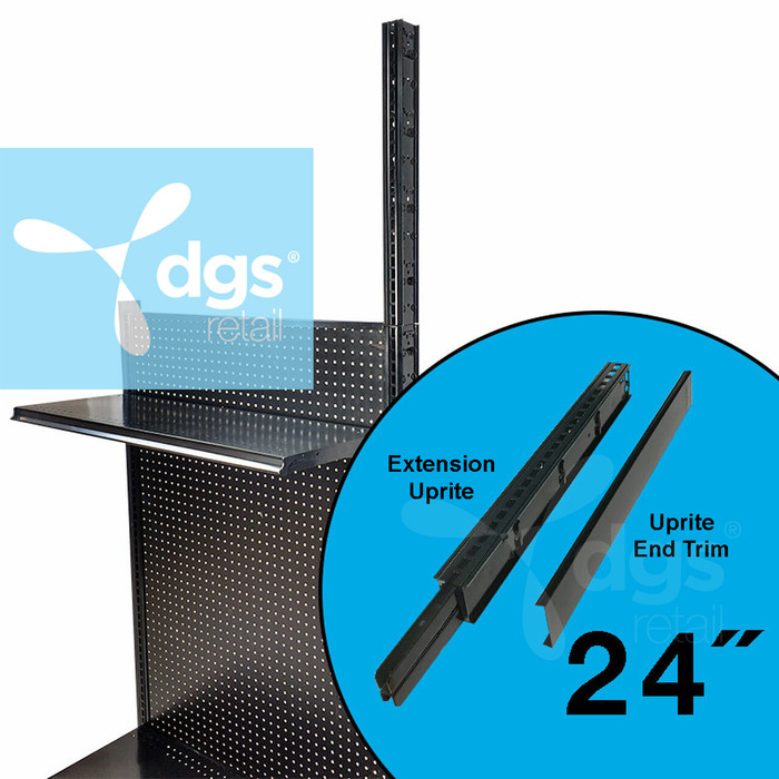 Gondola Shelving Parts Lozier Upright Uprite Extension DGS Retail