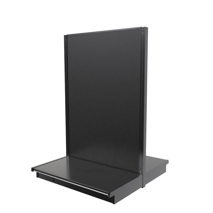 Lozier Gondola Island Shelving Display With Deep Bases DGS Retail