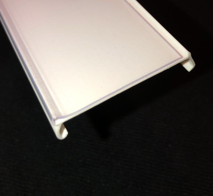 Plastic Info Strips for Cooler/Freezer Shelving DGS Retail