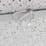 clear plastic suspended ceiling hook for hanging signs