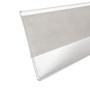 Self-Adhesive Plastic Shelf Strip Tag Holder, Clear 1-1/4H x 48W
