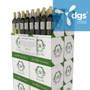 Wine case stack sign holder with 8.5 by 11-inch signage.