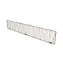 6 x 36 black gondola shelf wire front fence for organizing retail shelving units