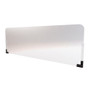 frosted acrylic office cubicle extender sneeze guard with magnetic base that's manufactured by DGS Retail