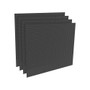 black pegboard panels 46.5 inches wide by 23.88 inches high