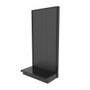 black madix lozier gondola shelving for convenience stores and liquor store displays