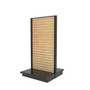 retail slatwall shelving gondola display for convenience stores