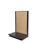 Lozier Gondola Wall Display Starter, Black and Wood 36W 60H 25D