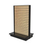 Lozier Gondola Shelving Island Unit With Wood Slatwall 36W 60H 13D