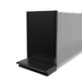 Lozier Gondola Shelving End Cap Black 36W 60H 22D