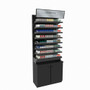 TobacPro Cigarette Display Rack 8 Shelves, Adjustable Spring Pushers 36W 60H