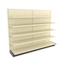 Lozier Wall Gondola Shelving Unit with 10 Shelves 96W 78H 19D