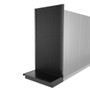 Lozier Shelving End Cap Unit, Black 36W 78H 19D