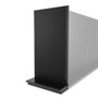 Lozier Shelving End Cap Unit, Black 48W 96H 16D