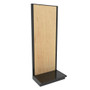 Lozier Gondola Wall Display Starter, Black and Wood 36W 96H 25D