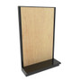 Lozier Gondola Wall Display Starter, Black and Wood 48W 78H 16D