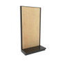 Lozier Gondola Wall Display Starter, Black and Wood 48W 96H 22D