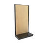 Lozier Gondola Wall Display Starter, Black and Wood 48W 96H 25D