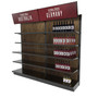 convenience store shelving wall display for wine 