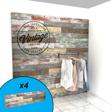 Custom Slatwall Panels Retail Display Clothing Outdoor Show 