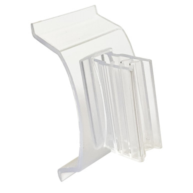 Central Exclusive Clear Plastic Small Clip on Signholder - 2 3/4H