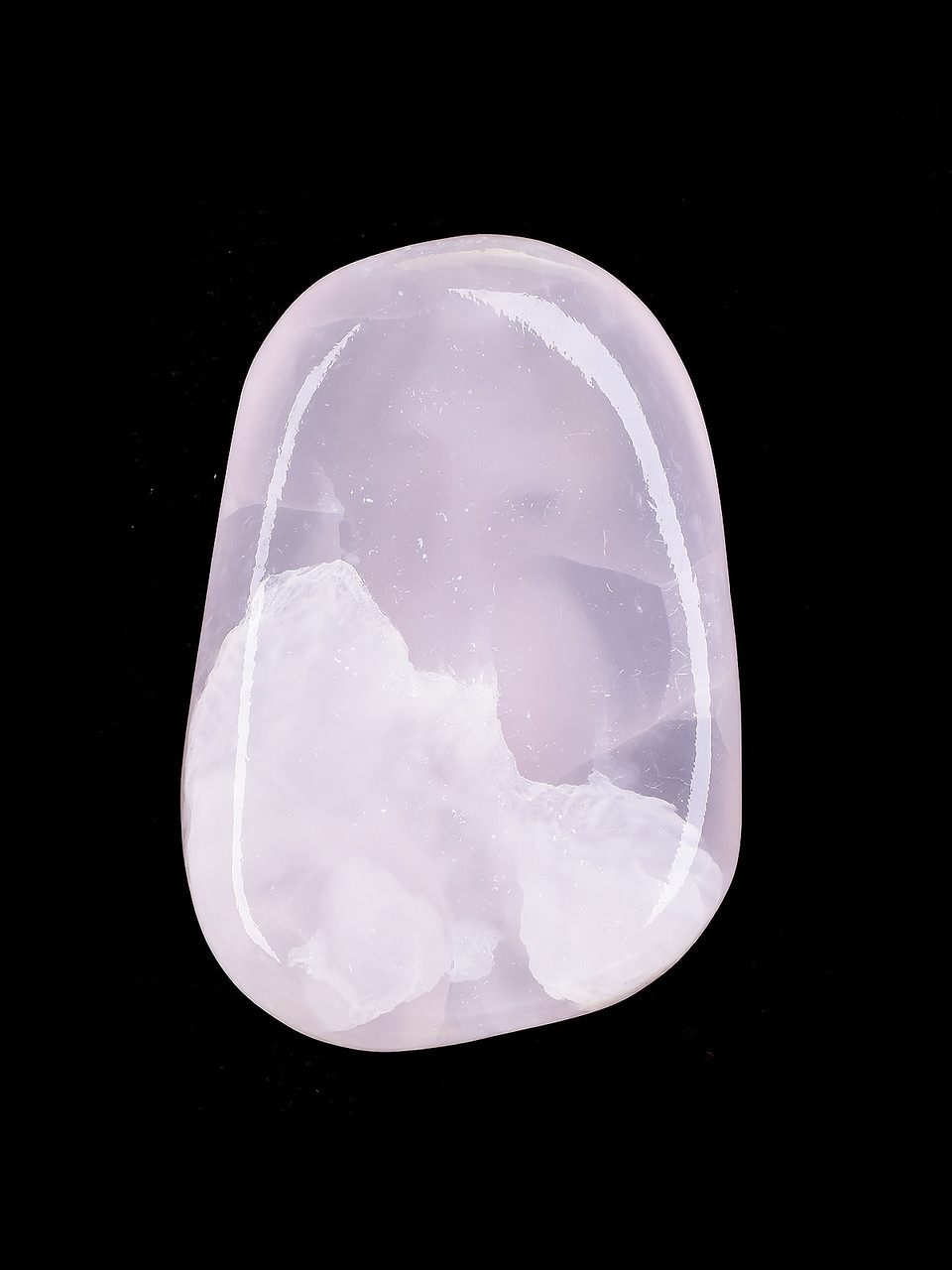 瑪瑙　命根石 Mangano Calcite Palm Stone - 186-VIC-66 - Exquisite Crystals