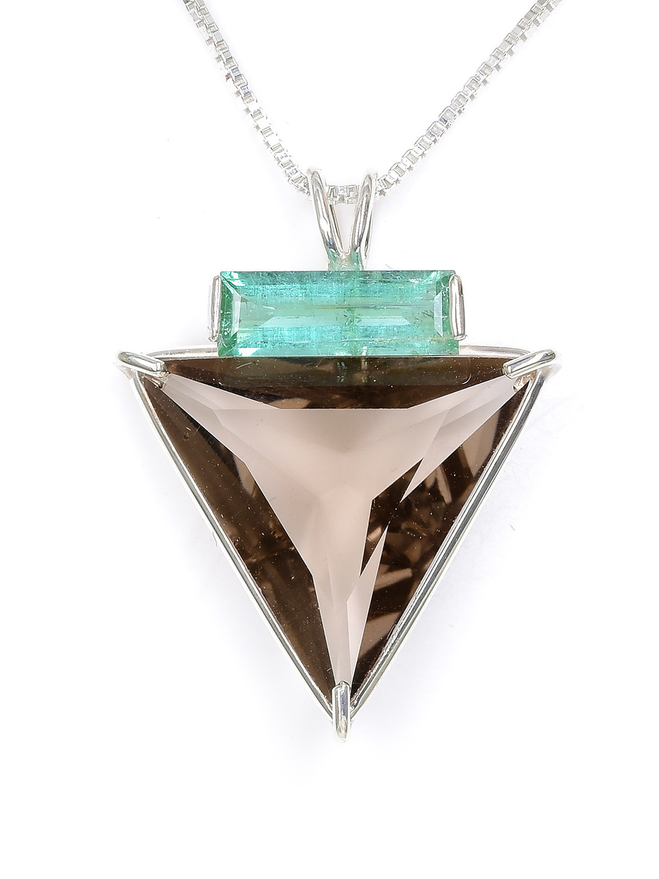 Smoky Quartz Angelic Star and Blue Tourmaline - 886-PJ-01