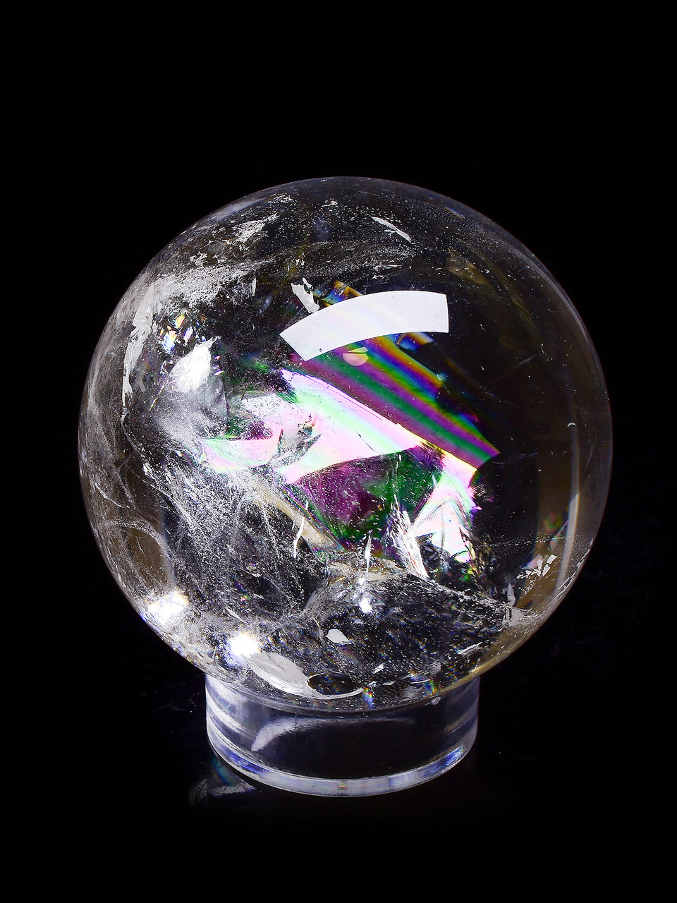 Rainbow Quartz Sphere - 557-JAK-09 - Exquisite Crystals