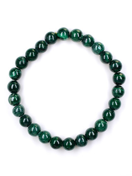 Malachite Bead Bracelet