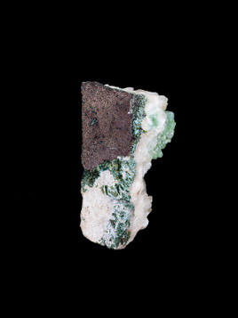 Green Apophyllite on Stilbite