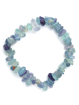 Fluorite Chip Bracelet