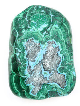 Malachite and Chrysocolla Freeform