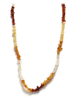 Fire Opal Chip Necklace