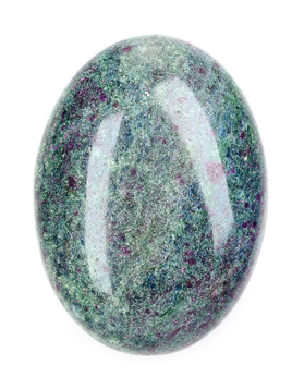 Ruby in Fuchsite and Kyanite Palm Stone