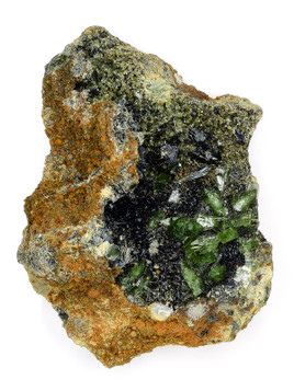 Ludlamite and Vivianite Cluster