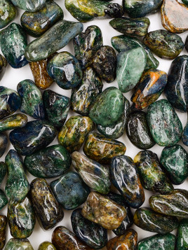 Fuchsite with Kyanite and Garnet Tumbled Stones