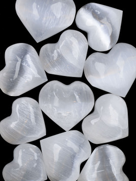 Selenite Small Heart