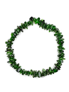 Chrome Diopside AA Chip Bracelet