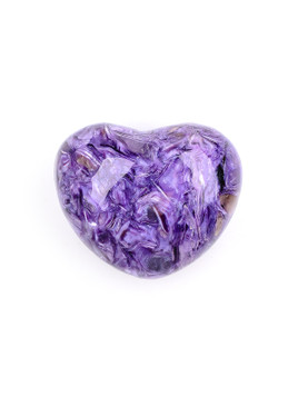 Charoite Heart