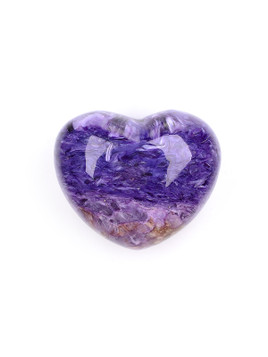 Charoite Heart